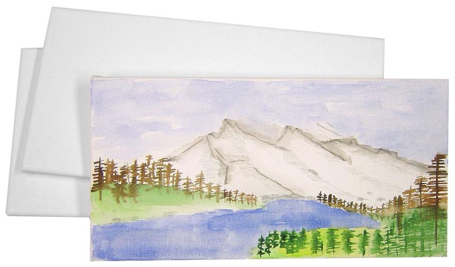 MAJOR BRUSHES - Grundierte Leinwand auf Keilrahmen - 15x30cm