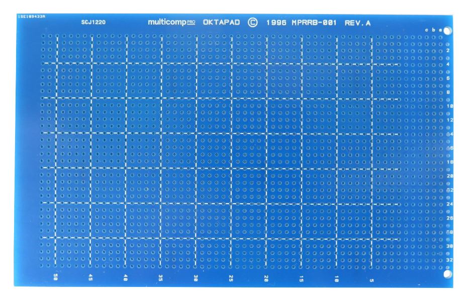 Multicomp Pro 100x160mm Eurocard Prototyping PCB, 3U Single-Sided