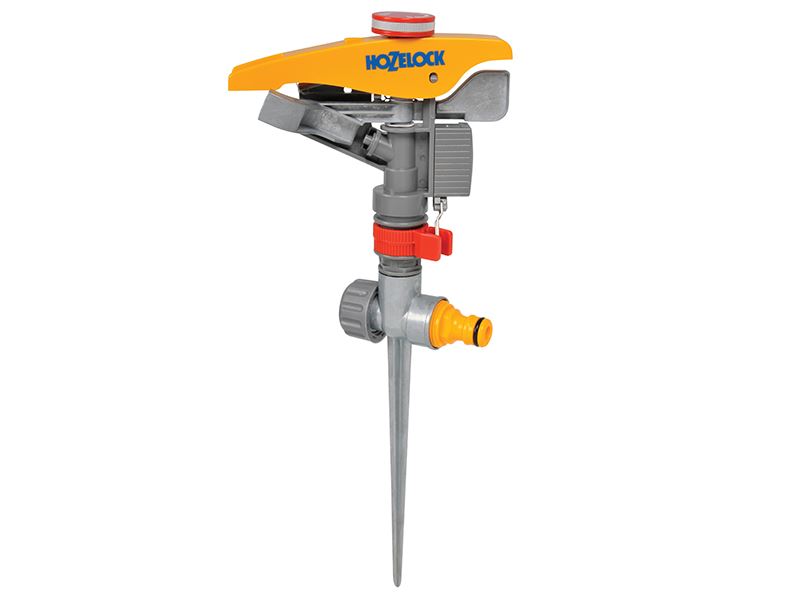 Hozelock 2550 Pulsating Sprinkler, Adjustable 65-360°, 450m² Coverage