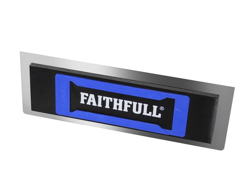Faithfull Edelstahl Flexifit Kelle mit Schaumstoff, 16 Zoll