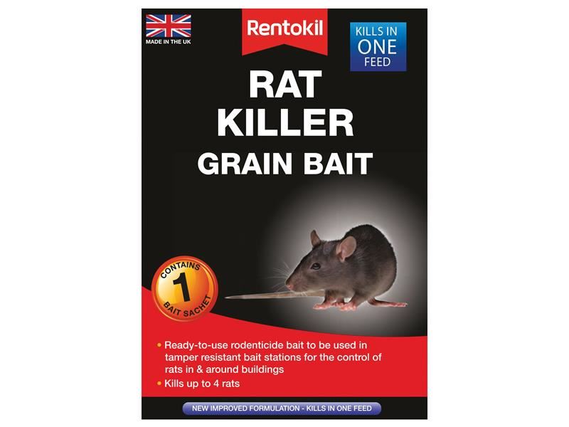 Rentokil Rat Killer Grain Bait Sachet (Single Pack)