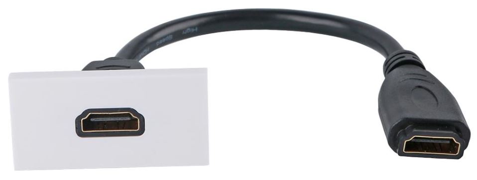 Pro Signal HDMI Socket Wallplate Module, 50x25mm