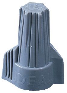 IDEAL Conectores de Fios Twister, Cinzentos, Embalagem de 50