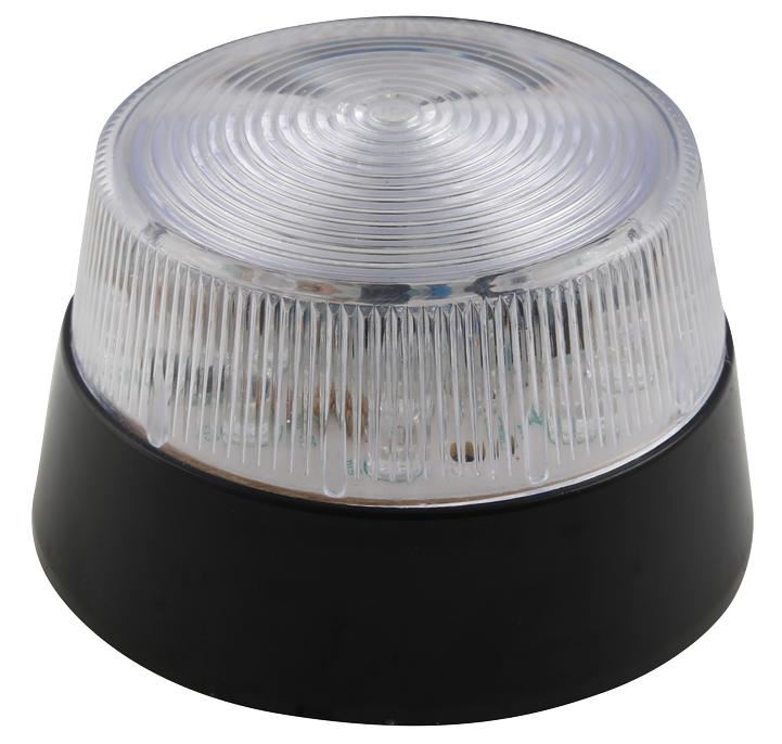 VELLEMAN SA 12V LED Waarschuwingsflitser, 77mm, Wit