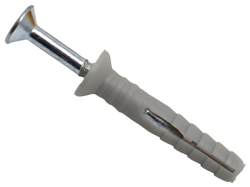MASONMATE Chiodi a Percussione in Nylon 5x30mm (Confezione da 200)
