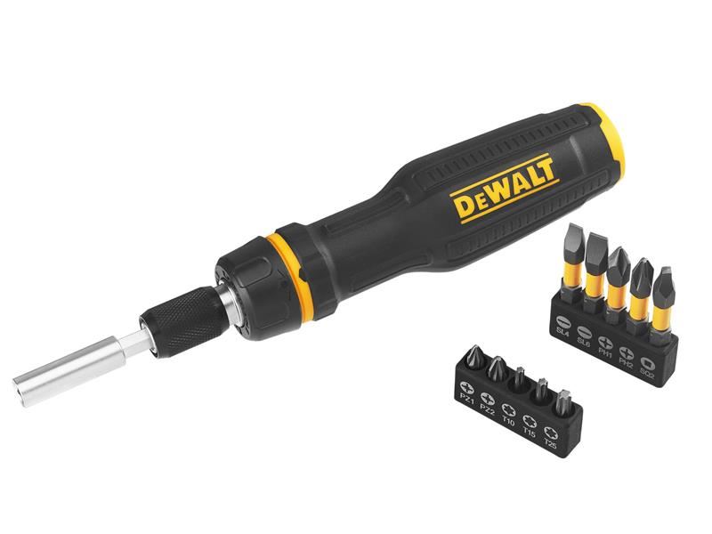 Dewalt 伸縮式多機能ラチェットドライバー 10ビット付属