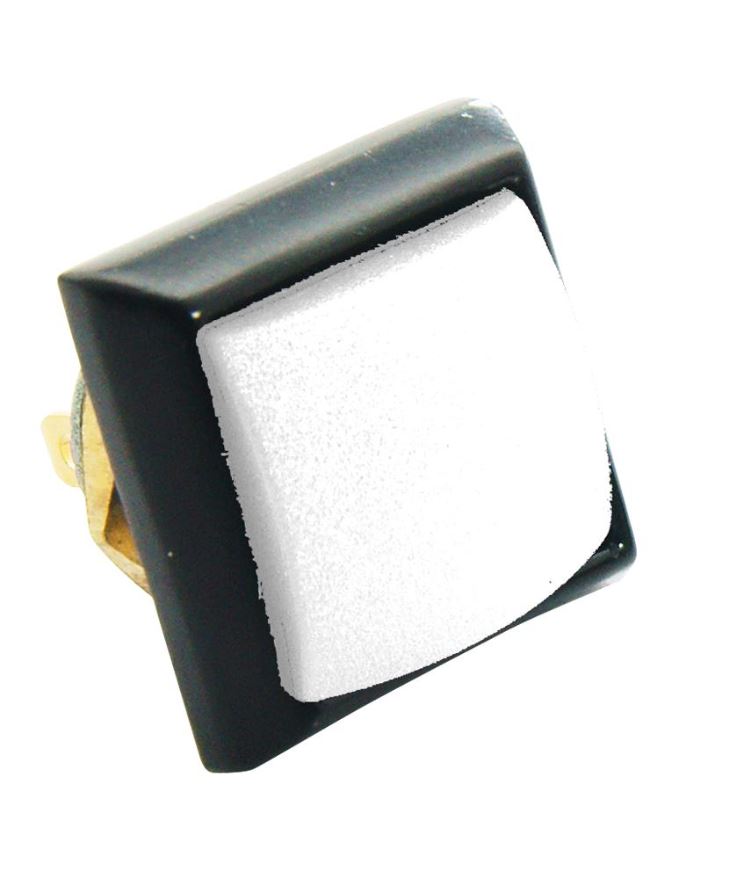 ITW 59 Series Push Switch, SPNO, Momentary, White
