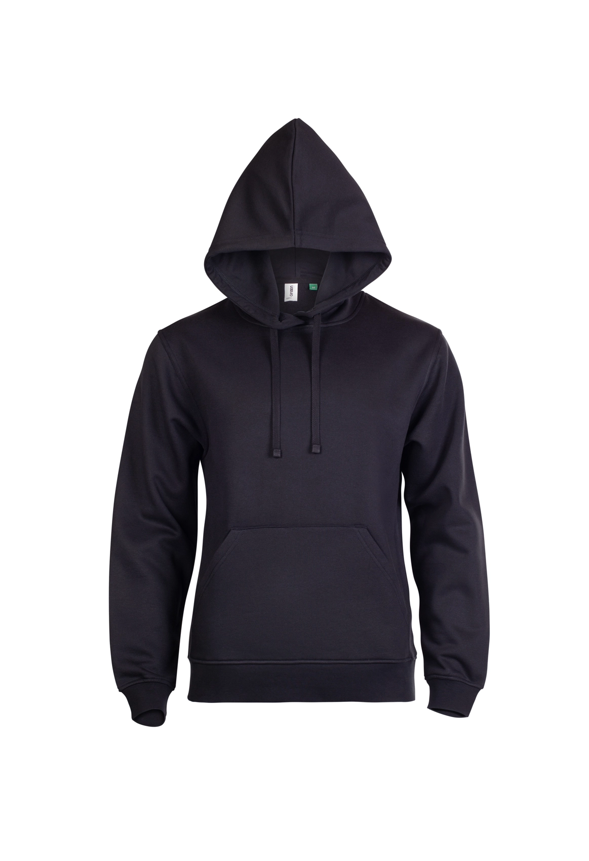 Uneek Unisex Eco Hoodie - Soft Black - XS