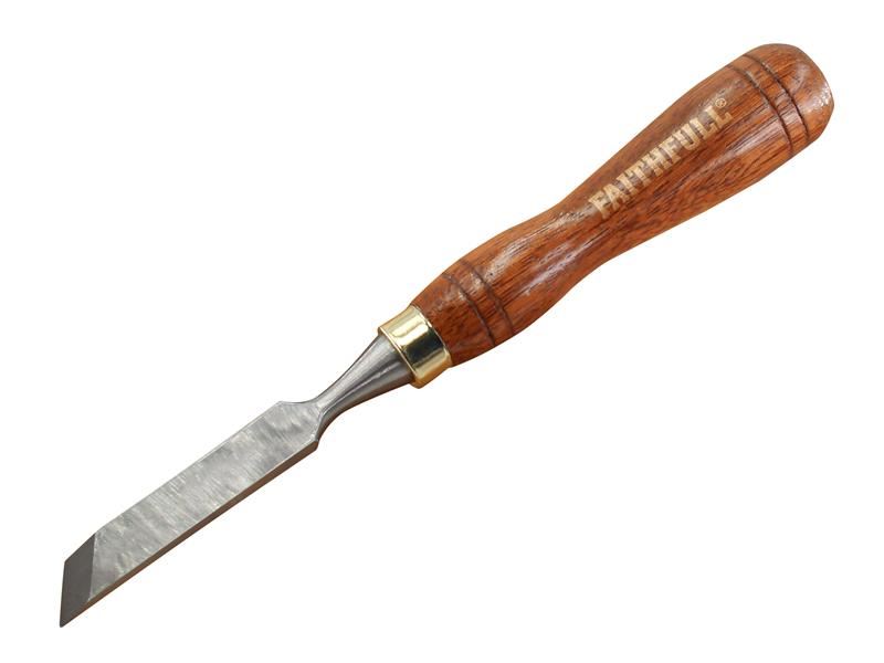 Ciseau à bois biseauté Faithfull 12,7 mm (½ po) avec manche en bois FSC