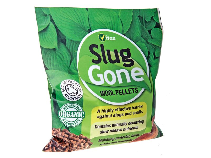 Vitax Slug Gone Wool Pellets Organic Slug Barrier 1L