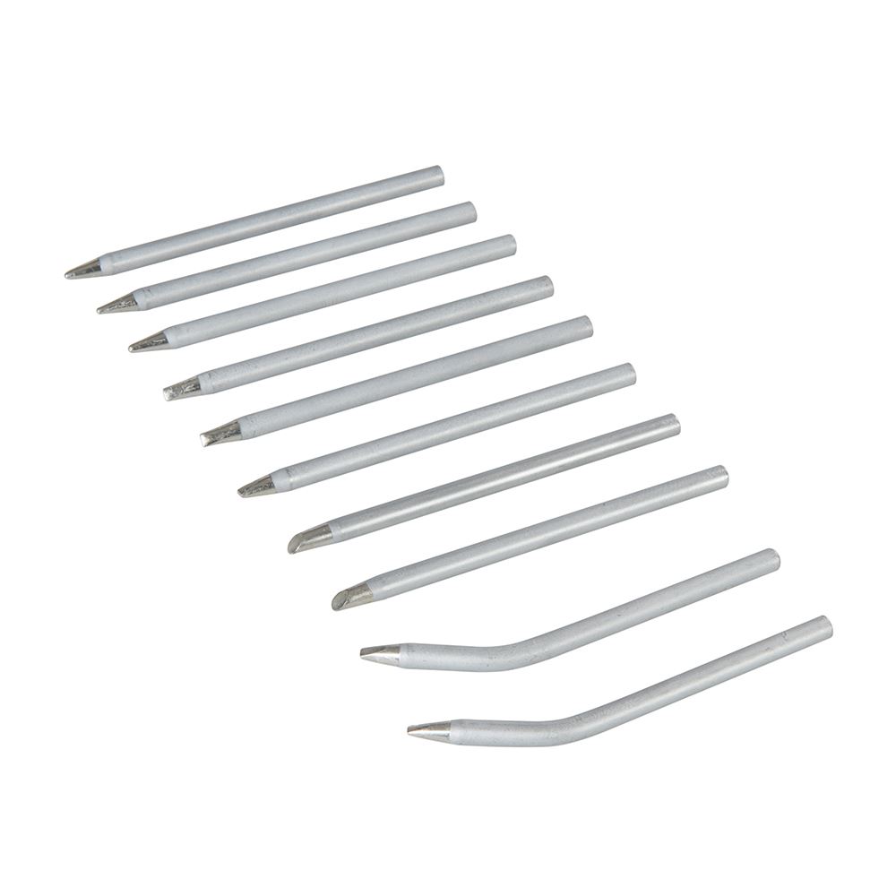 Silverline Soldeertippenset, Voorvertind, 40W, 10-delig