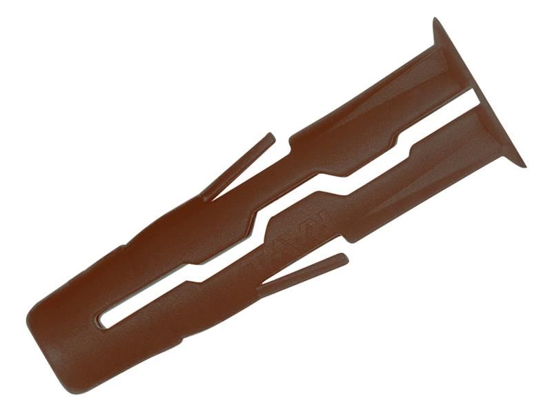 Rawlplug Brown UNO Plugs 7x30mm, Pack of 1000