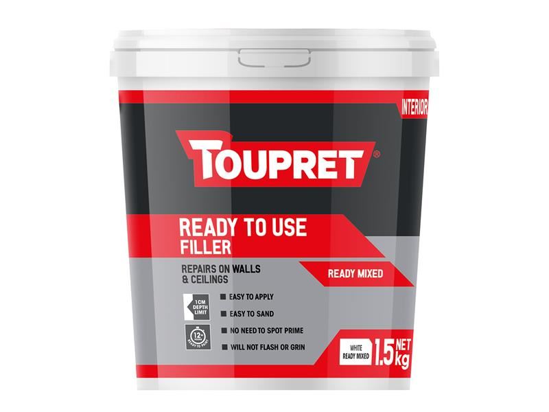 Toupret Ready To Use Filler, 1.5kg Tub