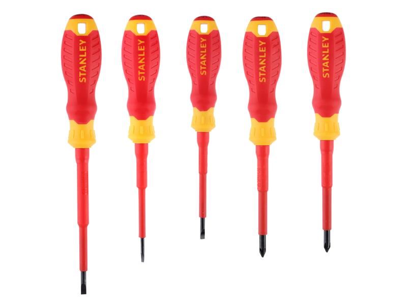 STANLEY® Set Pemutar Skru VDE, 5 Keping