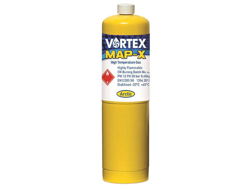 Arctic Hayes - Vortex Map-X Brenngasflasche zum Löten und Hartlöten