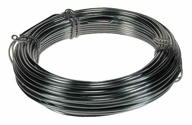 SHEDMATES Galvanised Wire, 15m x 1.6mm, Rust Resistant