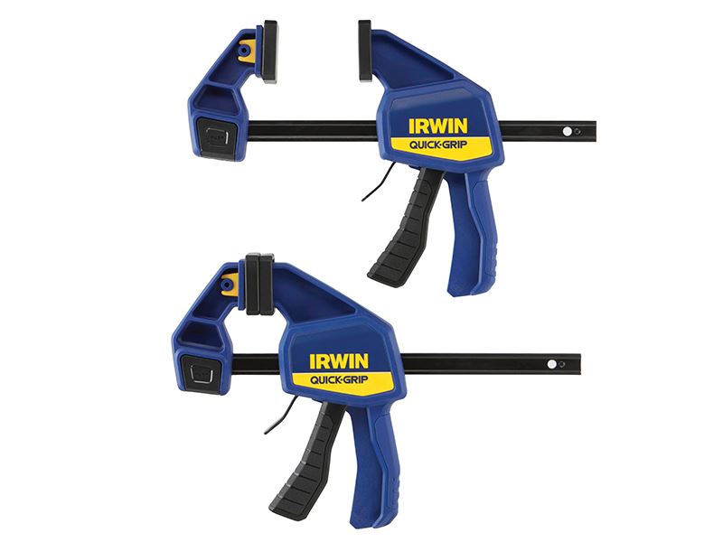 IRWIN 퀵그립 퀵체인지 미디엄 듀티 바 클램프 트윈 팩, 150mm (6인치)