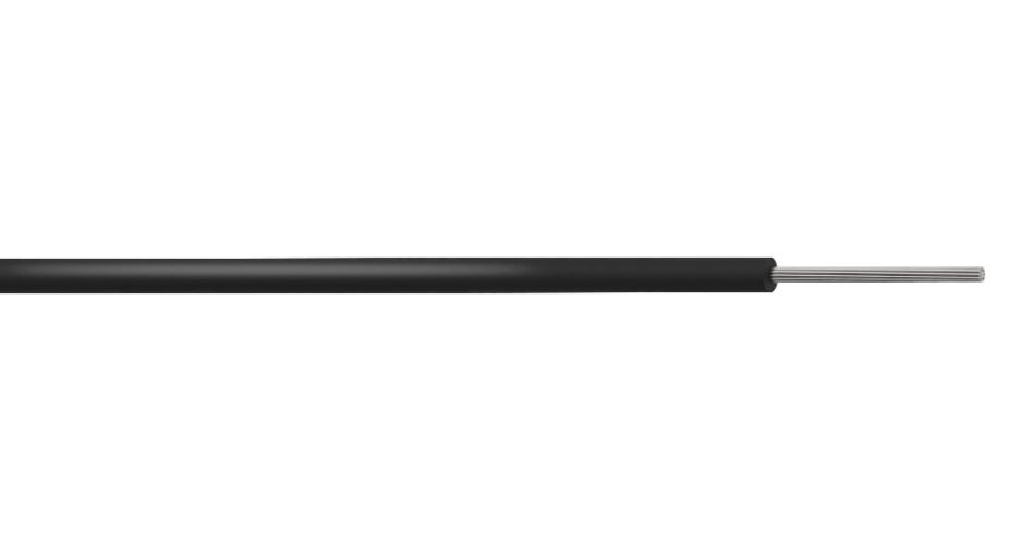 PRO POWER - Dawai Fleksibel Berstrand Silikon SIAF, Hitam, 0.5 mm², 100m