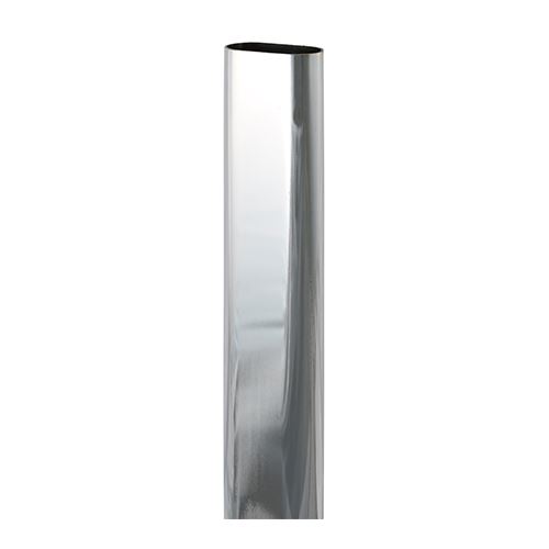Timco Ovale Garderobestang, Gepolijst Chroom, 1219mm, Staal