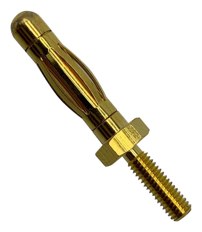 MULTICOMP PRO Conector Banana de Teste 4mm, Banhado a Ouro, 50A, 30.5mm
