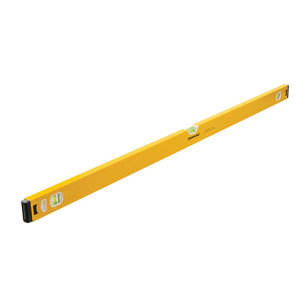 Silverline Spirit Level, Aluminium, 1200mm