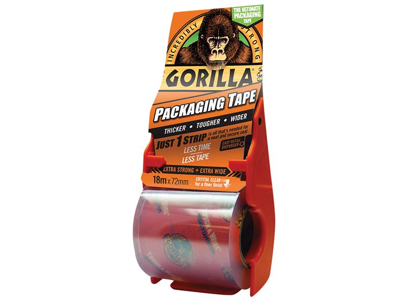 Gorilla Dispenser per Nastro da Imballaggio, 72mm x 18m