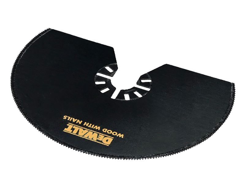 DeWalt Lama Semi-Circolare per Multi-Tool, 100mm, 22 Denti per Pollice (TPI)