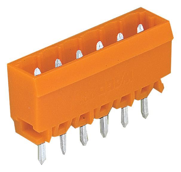 WAGO 8-polige THT PCB-header, 5.08mm steek, 12A