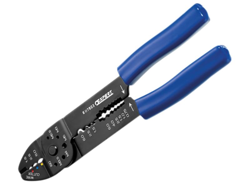 Expert Crimping & Stripping Pliers for 0.75-6mm² Wires