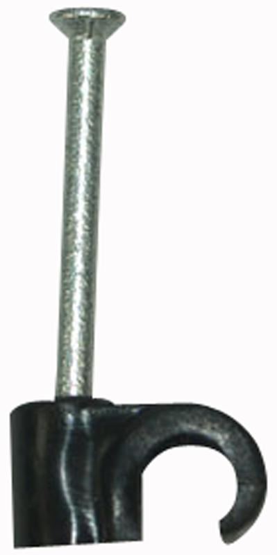 UNIFIX - Klip Kabel Bulat 3.5mm Hitam Pek 100