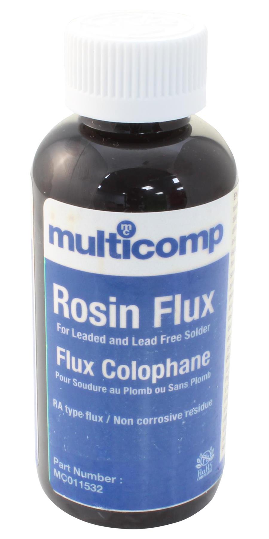MULTICOMP Flux Líquido de Colofonia Activa, 125ml, RS Rosin-Activated