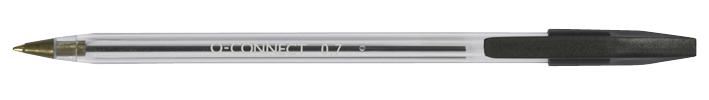 Q CONNECT - Pen Mata Sederhana, Pek 50 (Hitam)