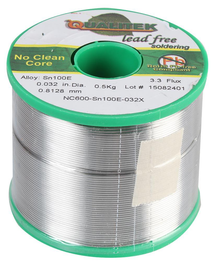 QUALITEK Lötzinn bleifrei, 99,5/0,5, 1,2mm, 500g - Sn100E