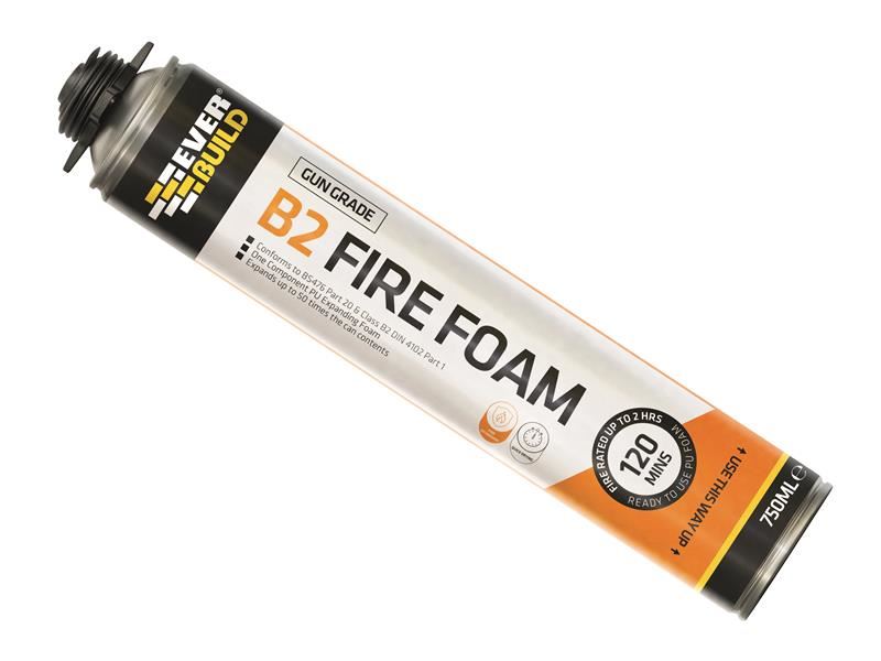Everbuild Sika Schiuma Antincendio B2 Aerosol 750ml