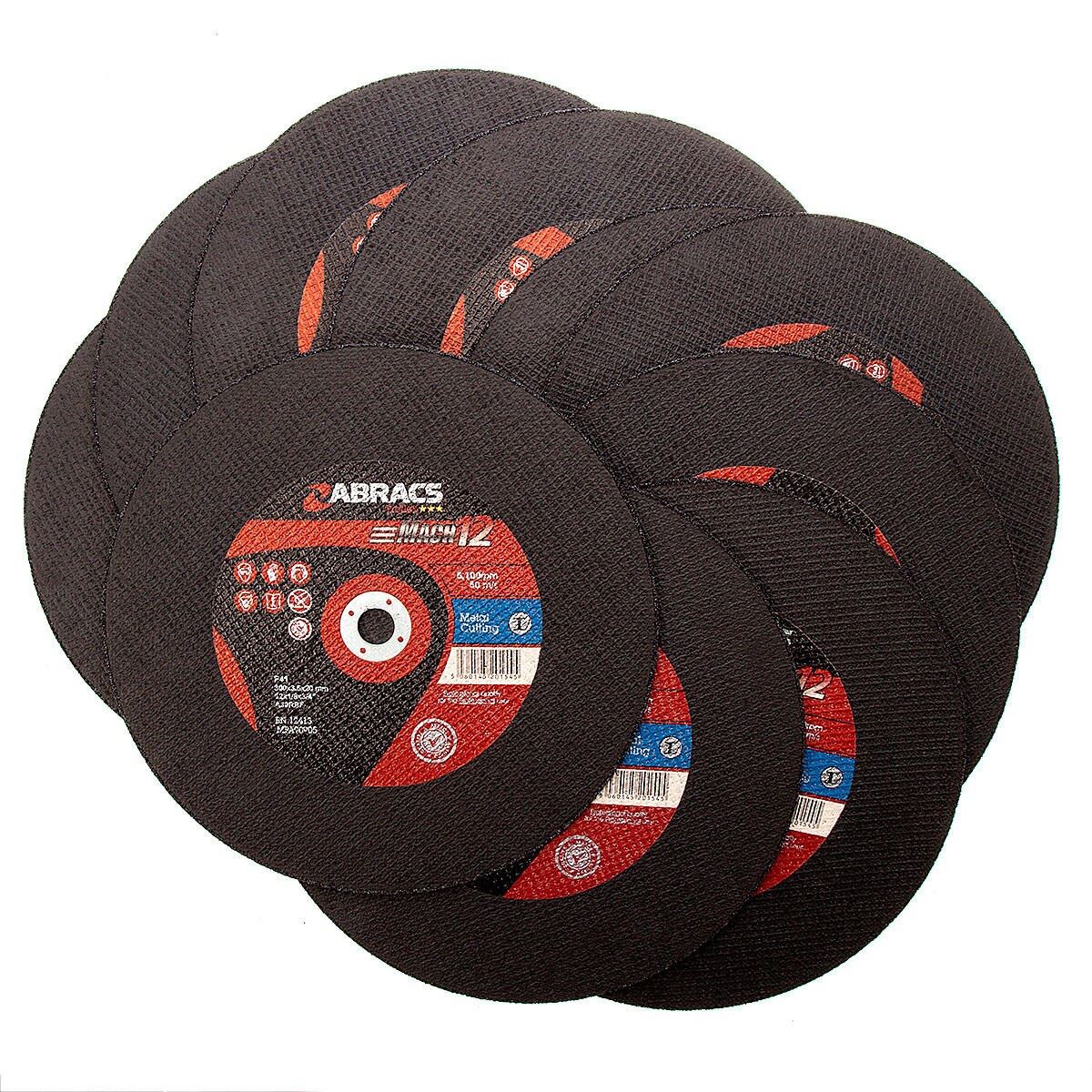 Abracs Proflex Flat Metal Cutting Discs 300mm x 3.5mm, 25-Pack