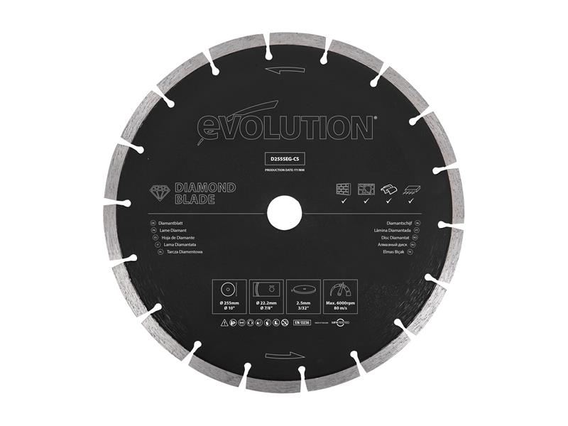 Evolution Universelle Diamanttrennscheibe 255 x 22,2mm