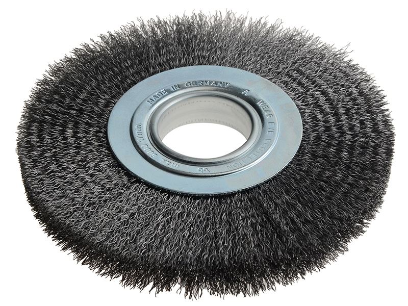 Lessmann - Βούρτσα Τροχού 200mm, Ατσάλινο Σύρμα, 0.35mm, Σετ Προσαρμογών 3