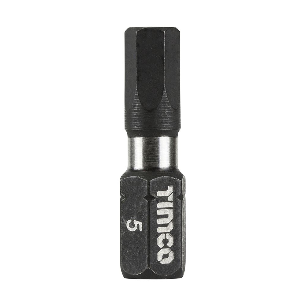 Timco 5.0x25mm Hex Impact Driver Bits (10 Pack)