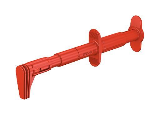 MC (MULTI CONTACT) 5A 4mm Flat Test Clip, Red