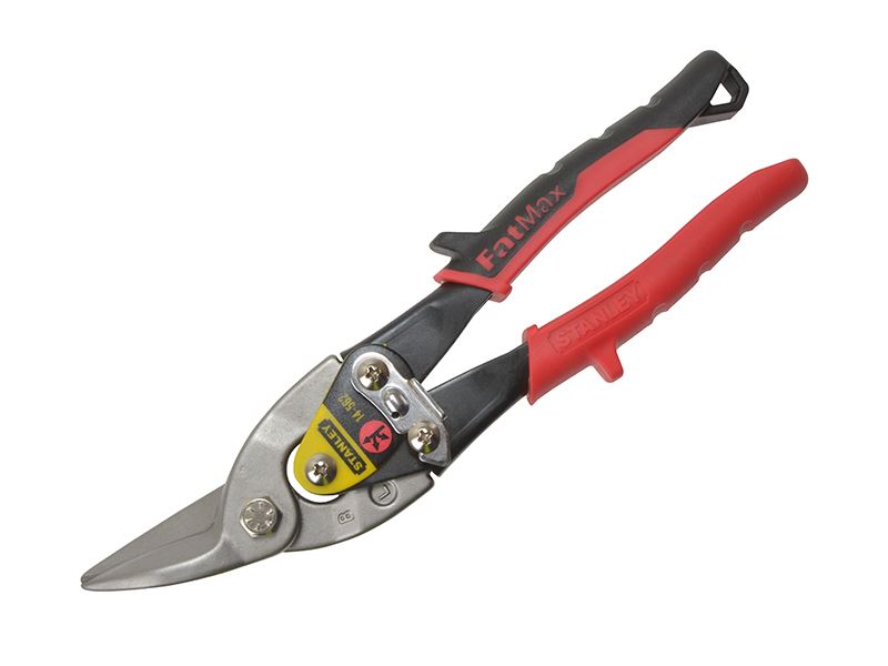 STANLEY® Hand Tools - Rote Flugzeugschere Linksschnitt 250mm (10 Zoll)
