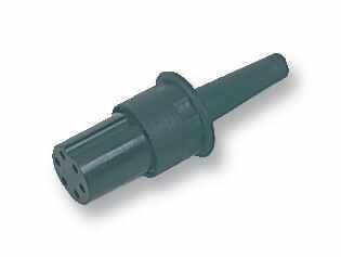 Bulgin PX0636 Conector de enchufe hembra 6 vías, plateado, 3A
