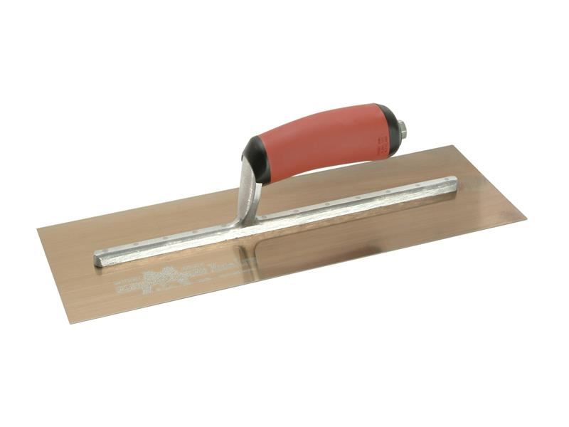 Marshalltown MXS73GSD Gold Glättkelle mit DuraSoft® Griff, 350 x 120mm