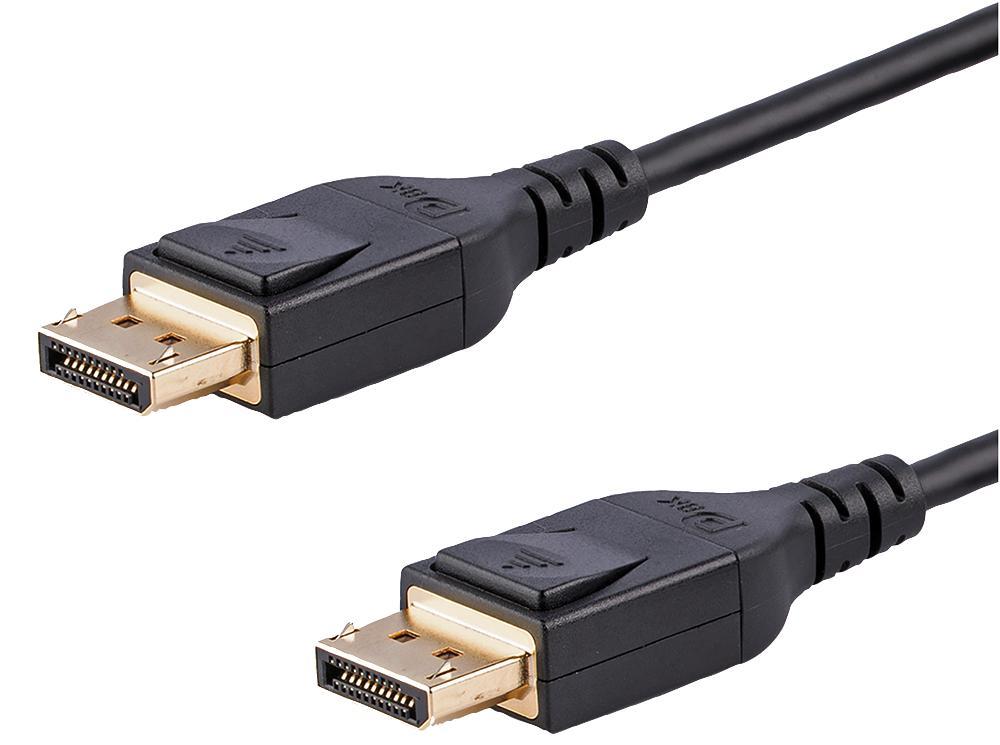 STARTECH Καλώδιο DisplayPort 1.4 Επίπεδο Male to Male, 1m Μαύρο
