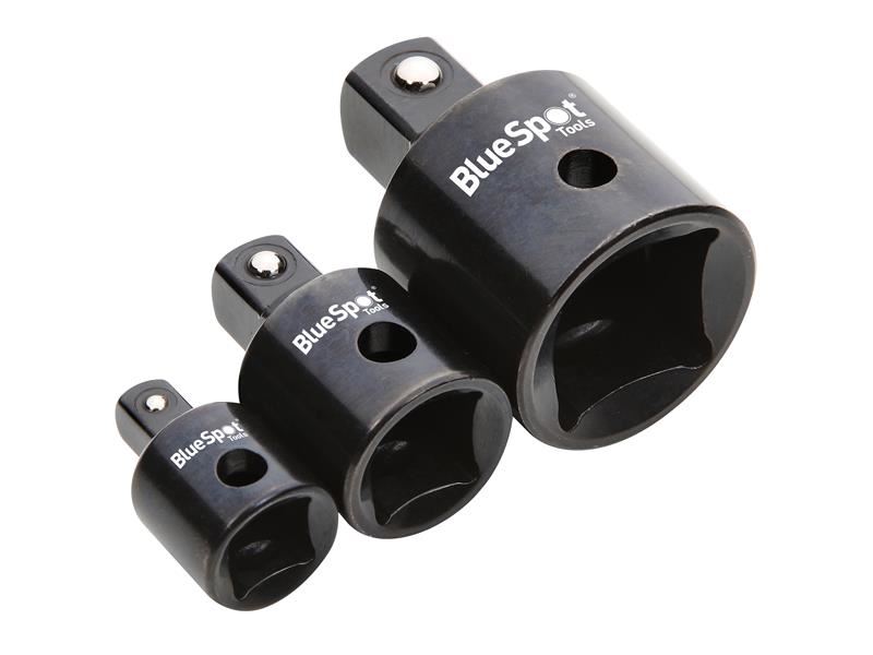 BlueSpot 3-Piece Impact Adaptor Set, Chrome Vanadium