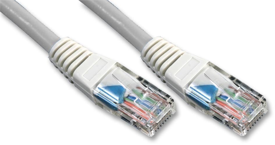 PRO SIGNAL 5m Grey Cat5e Ethernet Patch Lead, Male to Male