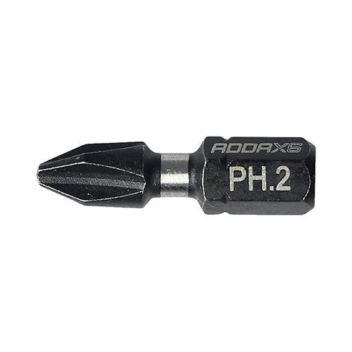 Timco 임팩트 드라이버 비트 PH2 25mm 헥스 생크 10개 세트