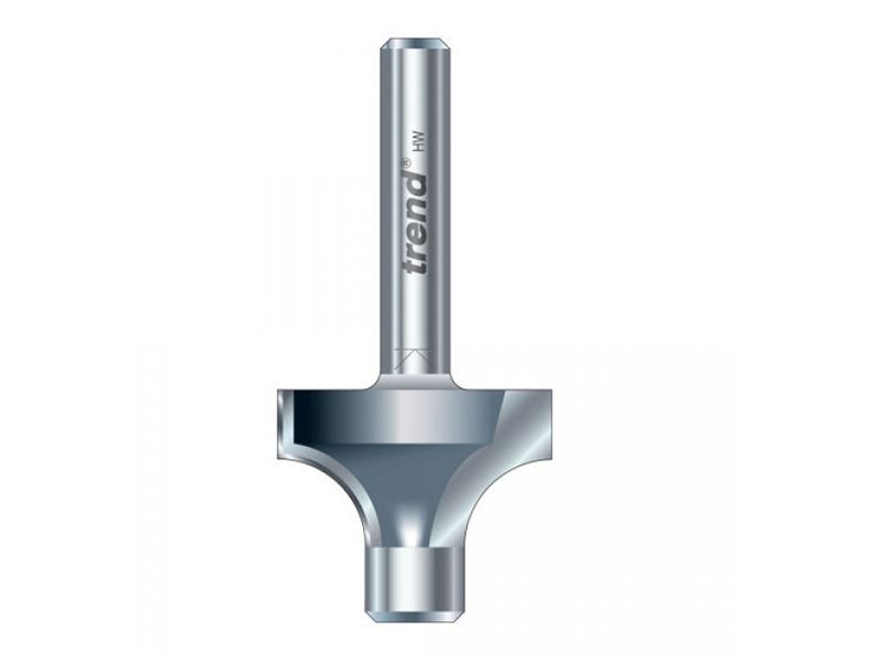 Trend 7E/3 x 1/4in TCT Pin Guided Round Over Cutter, 8mm Radius
