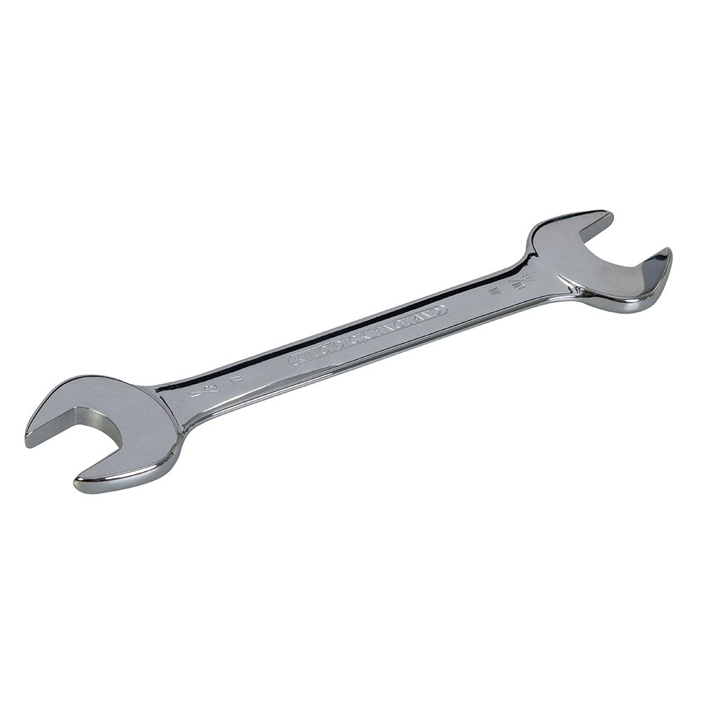 King Dick Open End Whitworth Spanner, 1/2'' x 9/16''W, Chrome Vanadium Steel