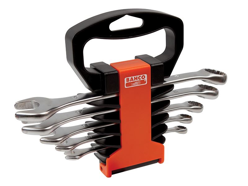 Bahco Chrome Combination Spanner Set, 5-Piece, Metric Sizes
