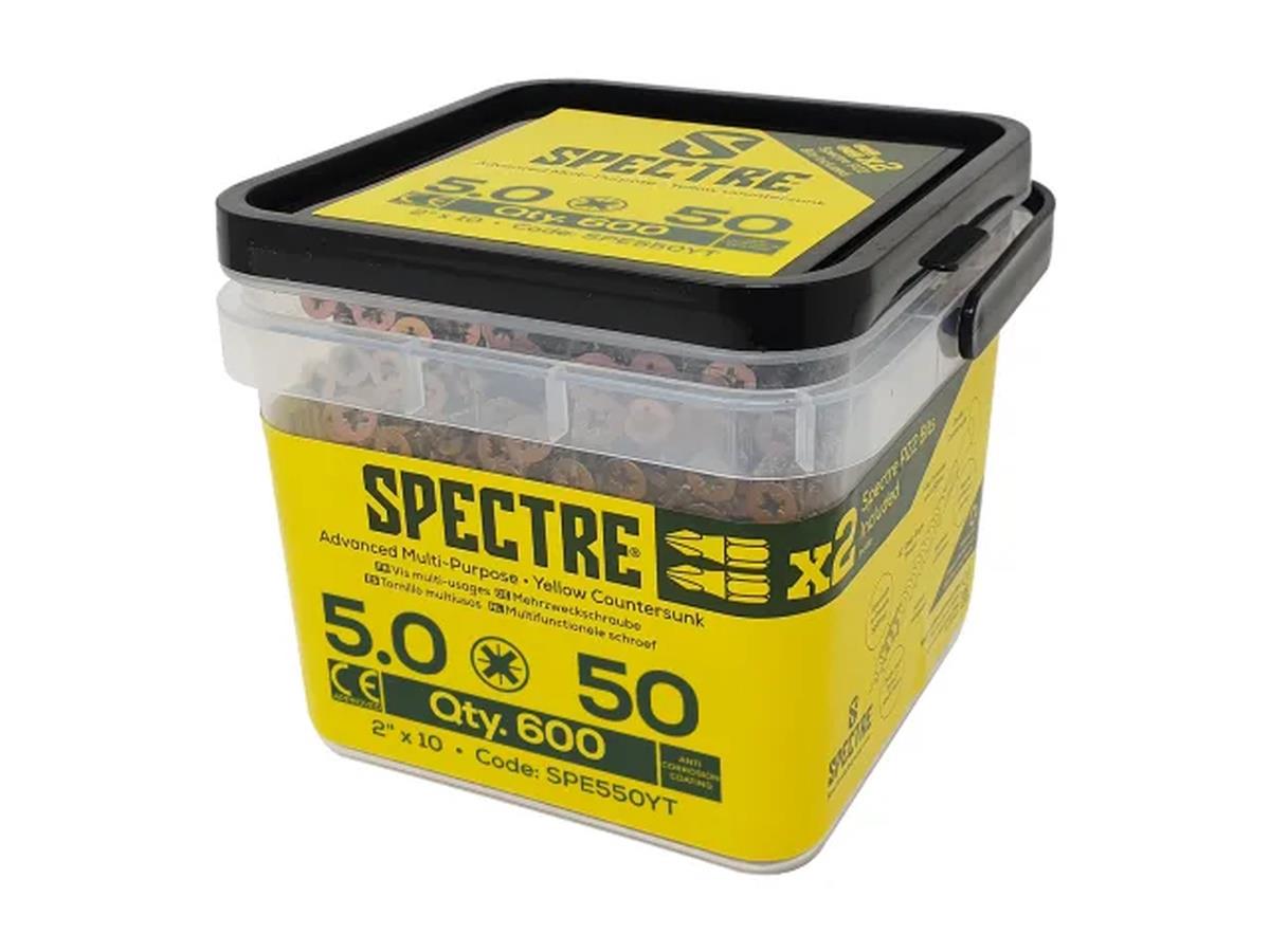 ForgeFix - Skru Kayu Serbaguna Spectre™ Pozi 5.0 x 50mm 600 Pcs